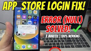How to Fix Sign in to App Store to Open null sign in with the apple id that purchased it ! screenshot 1