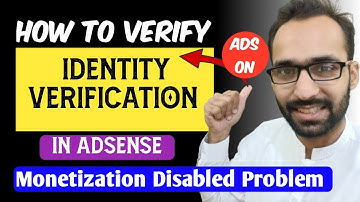 Monetization OFF😭😭 | Verify your identity to enable monetization | Adsense Problem Solved