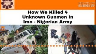 How We Killed 4 Unknown Gunmen In Imo - Nigerian Army ~ OsazuwaAkonedo