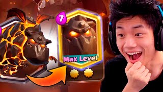 CONSEGUI O MEU LAVA HOUND ESTELAR MAXIMIZADO!! CLASH ROYALE