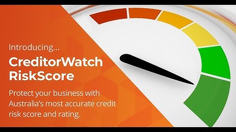 CreditorWatch RiskScore