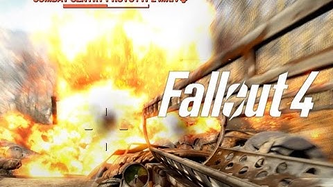 Fallout 4: Combat Sentry Prototype MKIV  V.S. The FAT MAN and Minigun