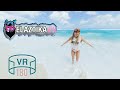 5K VR180 WELCOME TO THIS EMPTY CANCUN BEACH OF PLENTY|Cute Girl At The Beach in 3D VR 180 MEX 2021