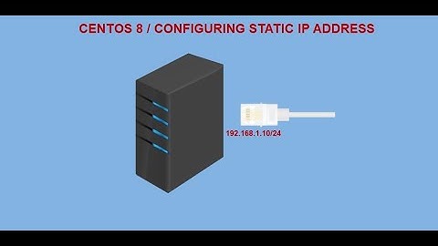 How to set a static ip address in CentOS 8 or RedHat 8