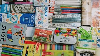 My art supplies 🤩#art #artwork  #artsupplies