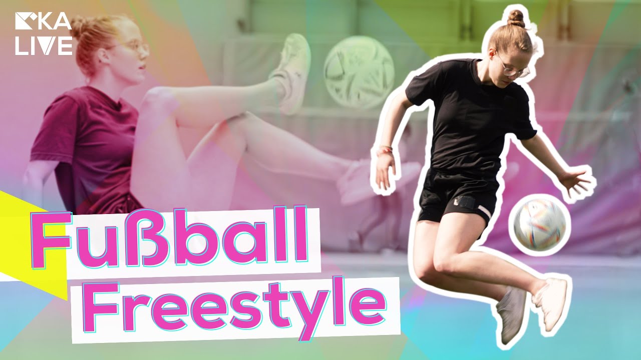 KiKA LIVE Dein Hobby Fußball Freestyle / Vize-Meisterin Jule zeigt Tricks am Ball! Mehr auf KiKA.