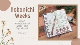 Hobonichi Weeks January Walk-Thru