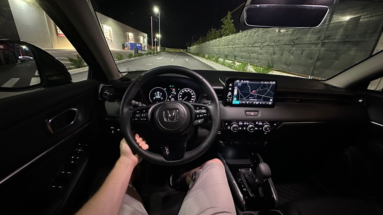 Driving Honda HR-V Facelift 2025 at Night - No Comment!