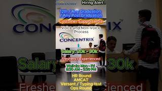 Concentrix Hiring 2026 | 30K Salary | Apply From Home + Walk-In Bangalore #dailywalkins #concentrix