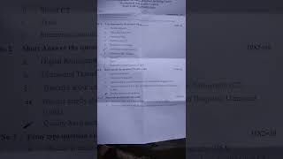 Old bxrt question peper