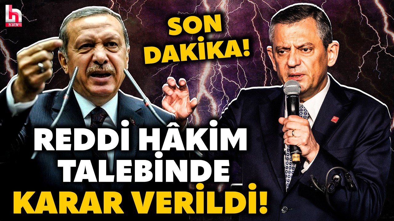 SON DAKİKA! Özgür Özel, Erdoğan'ın diplomasını istemişti! 'Reddi hâkim' talebinde karar verildi!