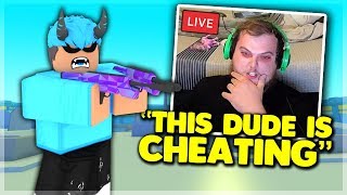 Joining A STREAMERS Game And Using The DUAL DARK MATTER PISTOLS | Roblox: Big Paintball screenshot 5