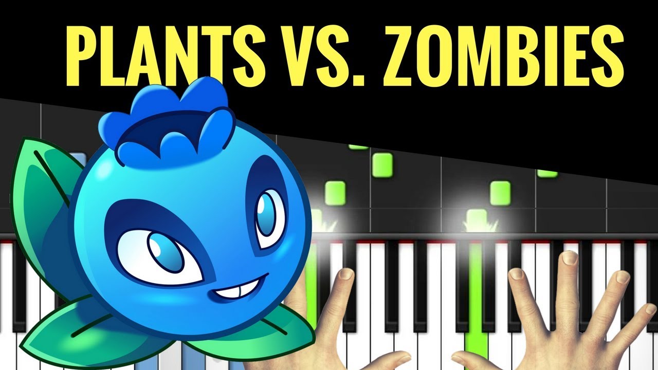 Easy piano tutorial of the song "PLANTS VS ZOMBIES WATERY GRAVES&a...