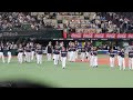 2024.8.15 福岡ソフトバンクホークス 最終戦挨拶で西武ライオンズファンからも拍手が送られる