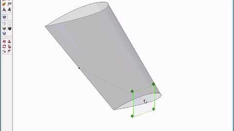 Sketchup tutorial - wing cross sections