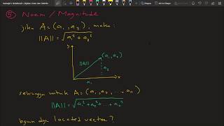 Norma vektor dan dot product -