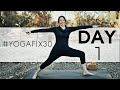 15 Minute Yoga Flow Vinyasa Beginners Intermediate Yoga Fix 30 Day 1 Fightmaster Yoga Videos