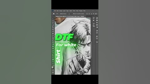 Photoshop DTF Halftone Tutorial for White Shirts