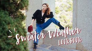 How I Style Sweaters In L.a 洛杉矶毛衣穿搭 宝妮穿搭