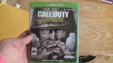 Call of Duty: WWII Xbox One version unboxing