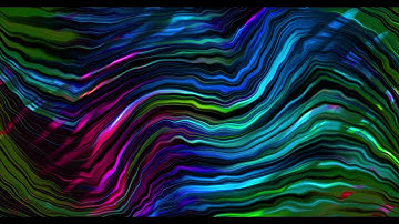 Abstract colorful animation. Holographic Animation. Abstract motion graphic.