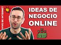 💡 1001 Ideas de NEGOCIO Online 💻 Vivir de Internet es posible (YO LO HAGO)