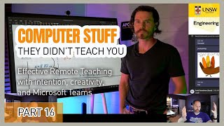 Effective Remote Teaching with intention and creativity - Computer Stuff They Didn't Teach You #16 screenshot 5