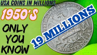 TOP 5 Usa Rare 1950s Quarter Dollars Selling for Millions – Do You Have One
