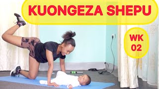 Dk 16 za Mazoezi ya Kuongeza Makalio na Hips bila vifaa | Wiki ya 02