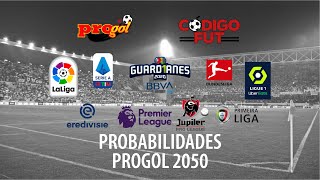 PROGOL 2050 - Probabilidades - Código Fut