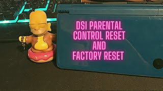 How to reset a dsi, without the parental password (2022)