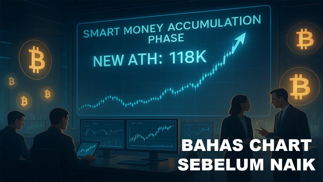 MEMBAHAS PROSES TERJADINYA BITCOIN MENUJU NEW ATH DI $118K & MEMBUAT MARKET CRYPTO PUMP BY CHART