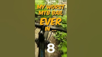 Mountain Bike Crash - Almost Died - Did A Front Flip !!!