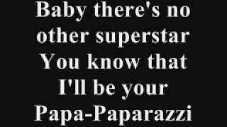 Lady Gaga Paparazzi Lyrics