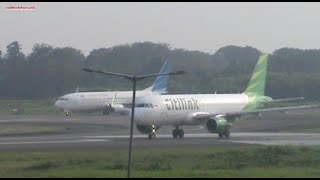 Full Traffic Domestik Pagi Di Bandara Soekarno-Hatta cgk