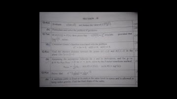Past paper M.sc Mathematics part2 2020 Methods of Mathematical physics