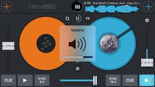 Making a cool beat on Cross DJ- Easy Go by Grandtheft & Delaney Jane screenshot 4