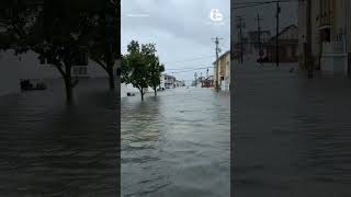 Nor'easter brings flooding to the Jersey shore.