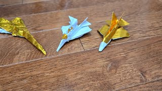 How to fold 3  competition winning paper planes, frostbite,forkwing,and ripper