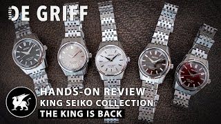 KING SEIKO is BACK and here to STAY! Long live the king? SPB279 SPB281  SPB283 SPB285 SPB287 Review - YouTube