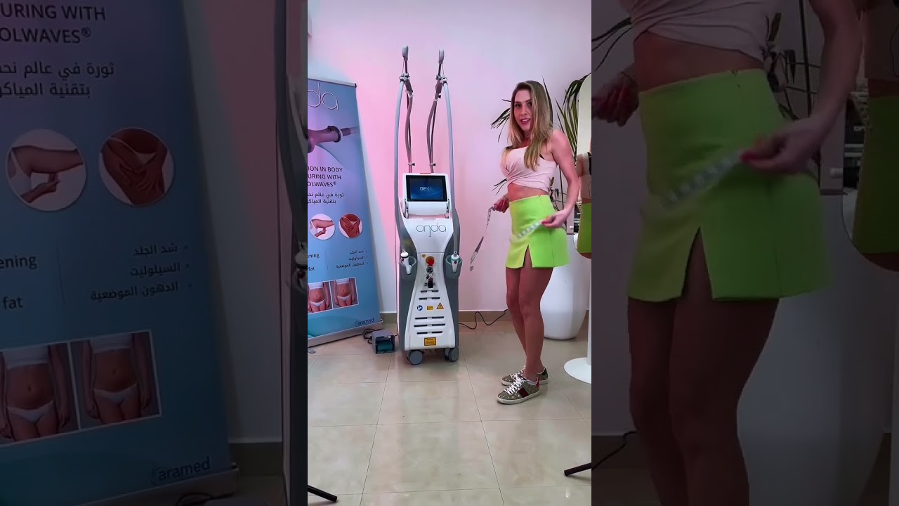 Charlotte Briggs influencer shares her experience with Onda body contouring treatment