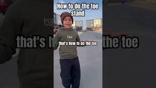 Learn to How to do the toe stand #tutorial #michaeljackson #dance