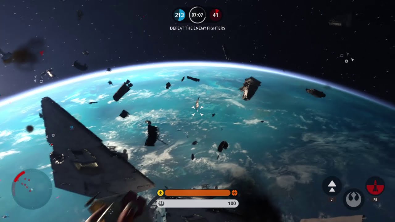 STAR WARS™ Battlefront™ Fighter Squadron in Scarif - YouTube