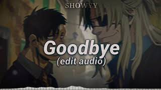 Goodbye - Feder Ft. Lyse Edit Audio