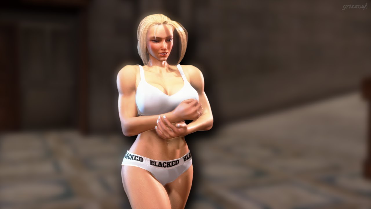 Cammy White's Blacked Underwear! 