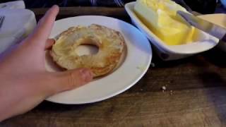 How to Toast and Butter a Bagel