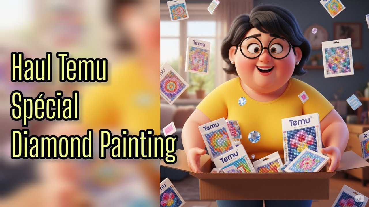 Haul TEMU Spécial Diamond Painting 🌟🌟🌟