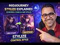 Midjourney Stylize Explained (Control Your AI Art Style) - Lesson 7
