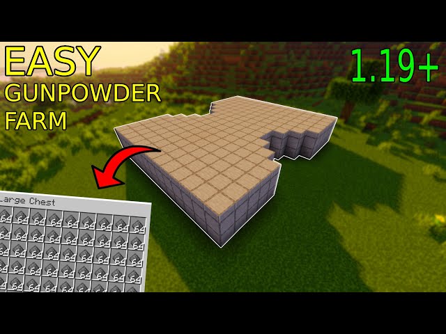 How To Make Gunpowder In Minecraft PLACEABLE GUNPOWDER MOD MINECRAFT