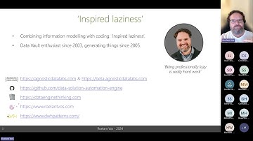 Data Modeling Meetup Munich: Powering a Solution Designed for Change with Roelant Vos